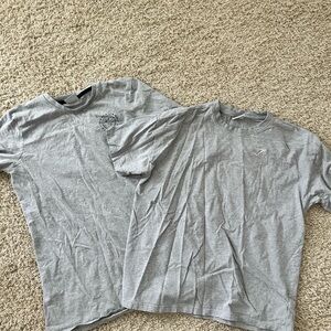 Gymshark Light Gray Short Sleeve Tees